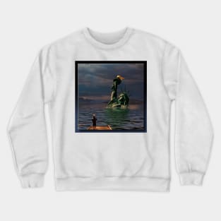 Fishin' With Lady Liberty Crewneck Sweatshirt